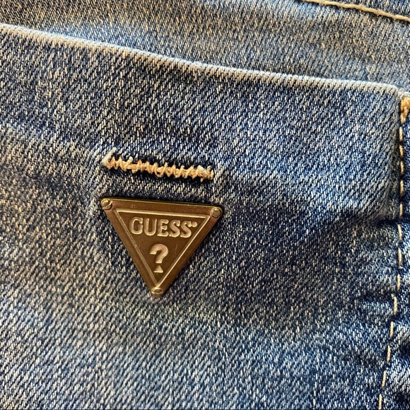 Y2K Guess Ultra Skinny Straight Leg Jeans 27 - Picture 8 of 11